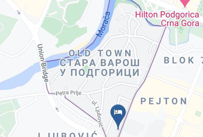 Podgorica - Hotel New Star Maps