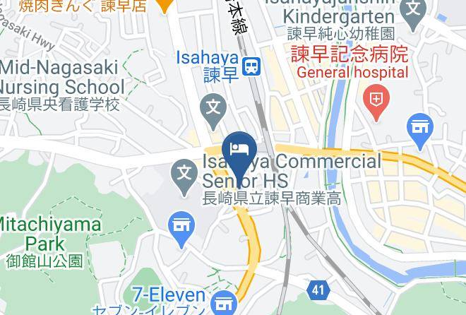 Isahaya City - New Station Hotel Premier Maps
