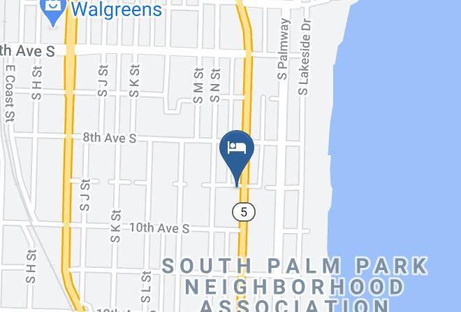 Palm Beach - New Sungate Motel Maps
