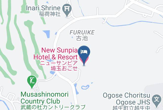 Ogose Towniruma District - New Sunpia Hotel & Resort Maps