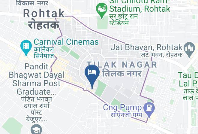 Rohtak - New Tandoori Night Hotel & Restaurant Maps