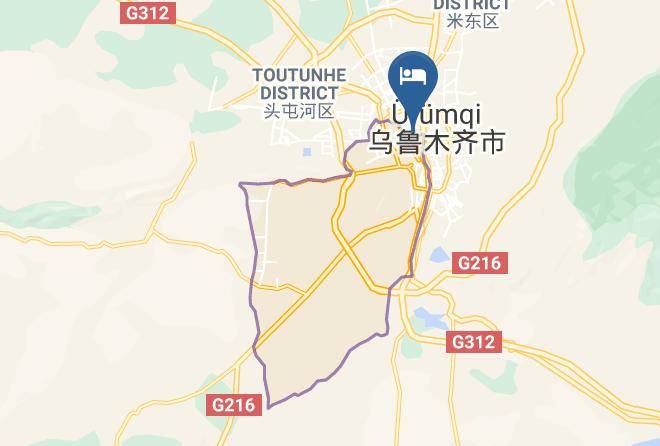 Urumqi - New Times Hotel Mingyuan Maps