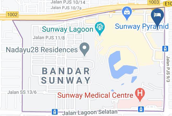 Petaling - 33 Boutique Hotel Bandar Sunway Maps