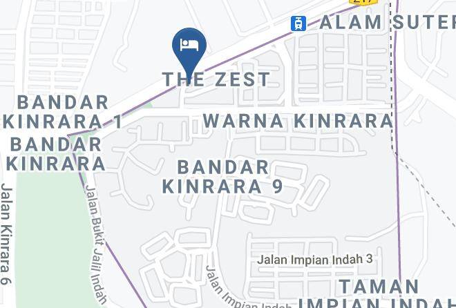 Petaling - New Town Hotel Puchong Maps
