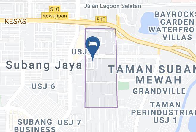 Petaling - New Town Hotel Usj Sentral Maps