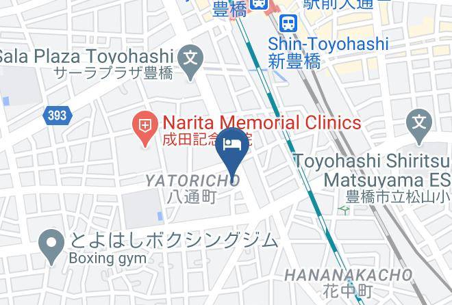Toyohashi City - New Toyo Hotel 2 Maps