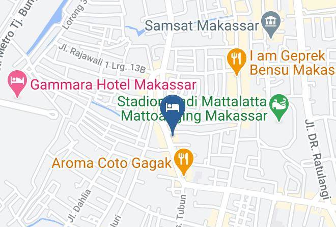 Makassar - New Valentino Hotel Maps