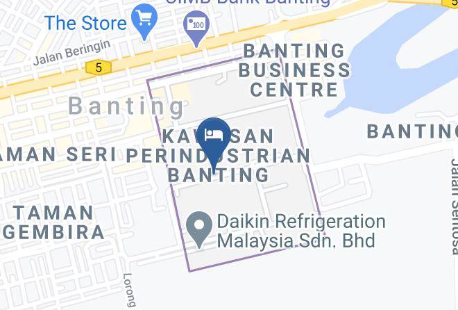 Kuala Langat - New Wave Banting Hotel Maps