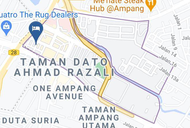Hulu Langat - New Wave Hotel Ampang Maps