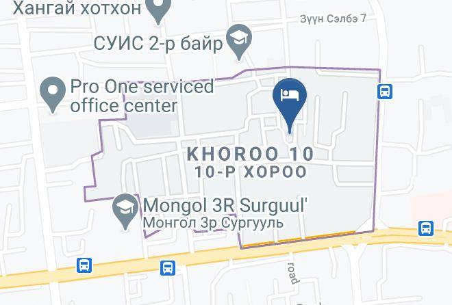 Ulaanbaatar - New World Hotel Maps