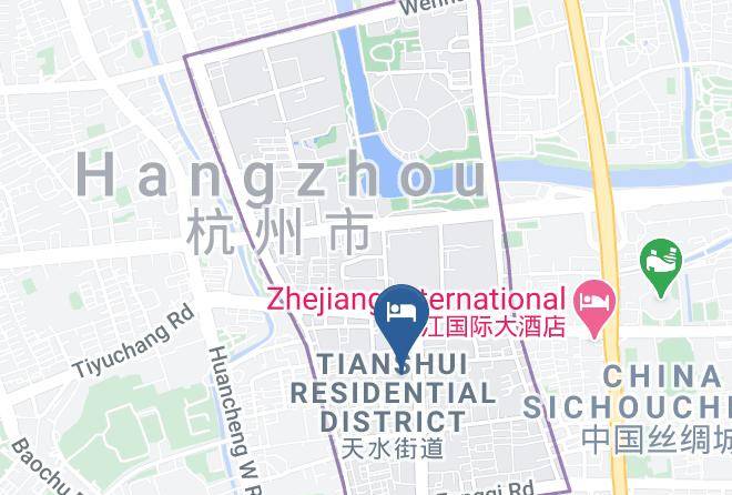 Hangzhou - New Yan'an Hotel Maps