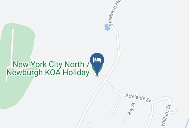 Ulster - New York City North Newburgh Koa Holiday Maps