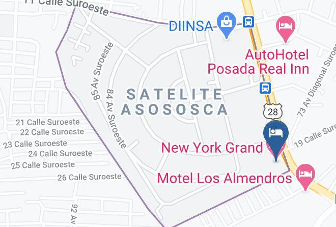 Ciudad Sandino - New York Grand Motel Maps