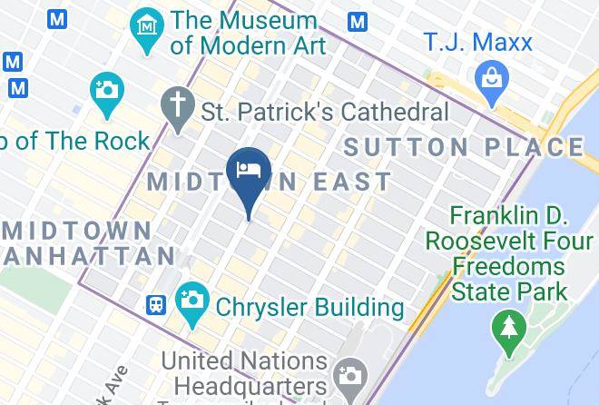 New York Marriott East Side Map