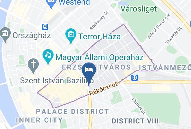 Budapest Erzsebetvaros - Anantara New York Palace Budapest Hotel Maps