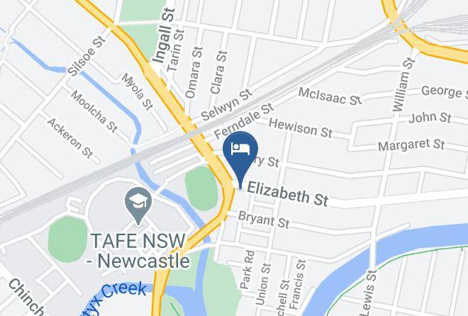 Newcastle - Newcastle Accommodation Tighes Hill Maps