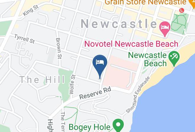Newcastle - Newcastle Executive Homes Oceanview Terrace Maps