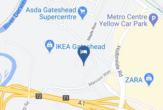 Gateshead - Delta Hotels Newcastle Gateshead Maps
