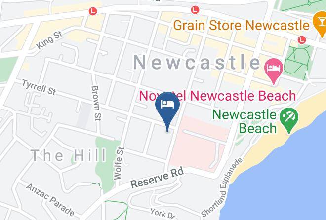 Newcastle - Newcomen Bed And Breakfast Maps