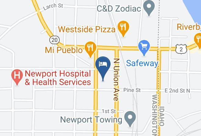 Pend Oreille - Newport Antler Motel Maps