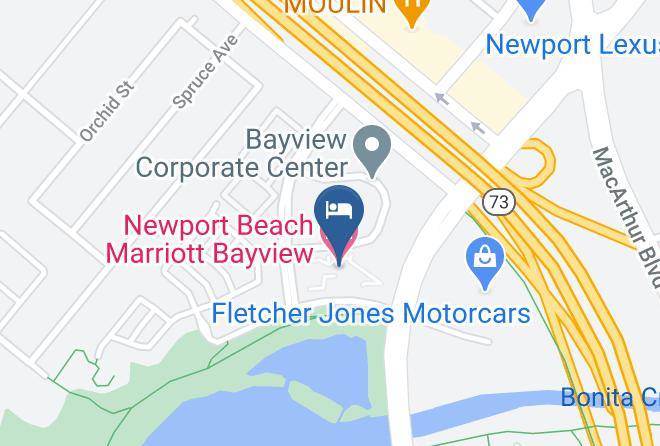 Orange - Newport Beach Marriott Bayview Maps