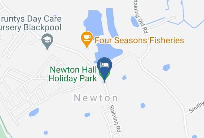 Newton Hall Holiday Park Map