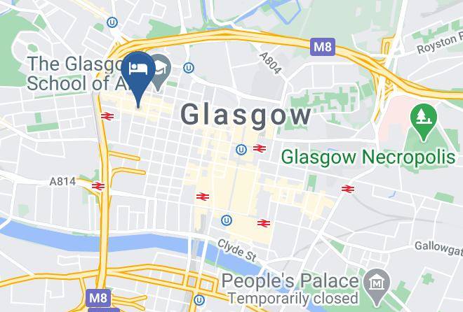 Glasgow City - Newton Hotel Maps