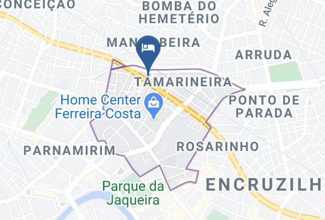Recife - Nexos Hotel Tamarineira Maps