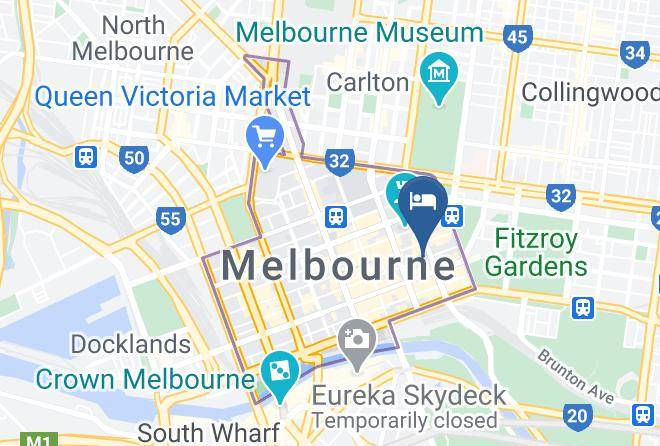 Melbourne - Next Hotel Melbourne Maps