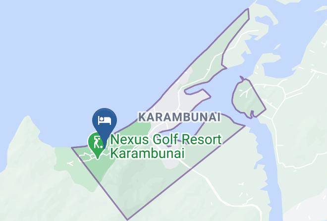 Nexus Resort & Spa Karambunai Map
