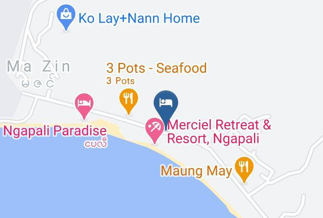 Thandwe - Ngapali Win Hotel Maps