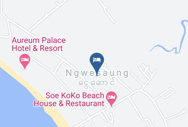 Pathein - Ngwesaung Resort Maps