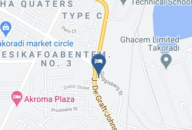 Shama Ahanta East - Nhyira Hotel Maps