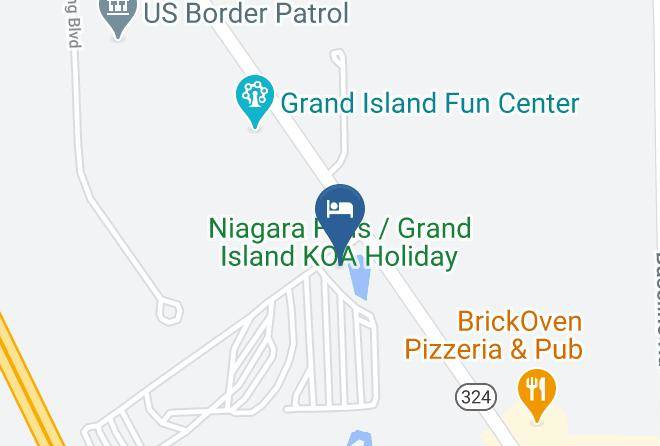 Erie - Niagara Falls Grand Island Koa Holiday Maps