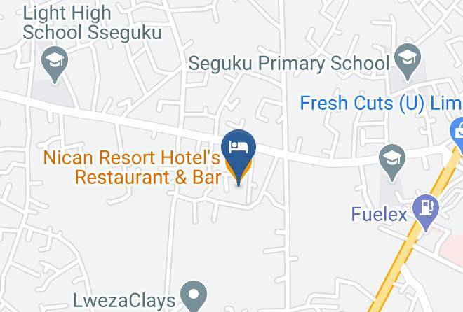 Kampala Cityncil - Nican Resort Hotel's Restaurant & Bar Maps