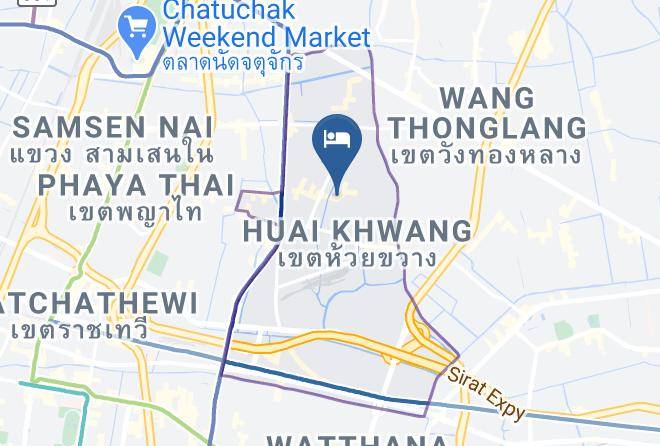 Huai Khwang - Nice Hotel Ratchada Maps