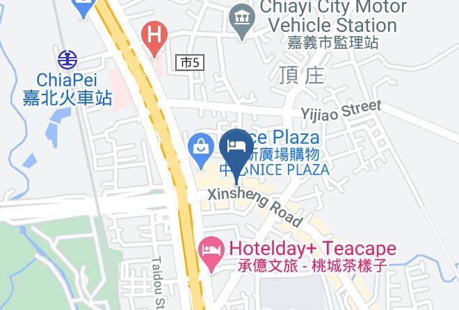 Chiayi City - Nice Prince Hotel Maps