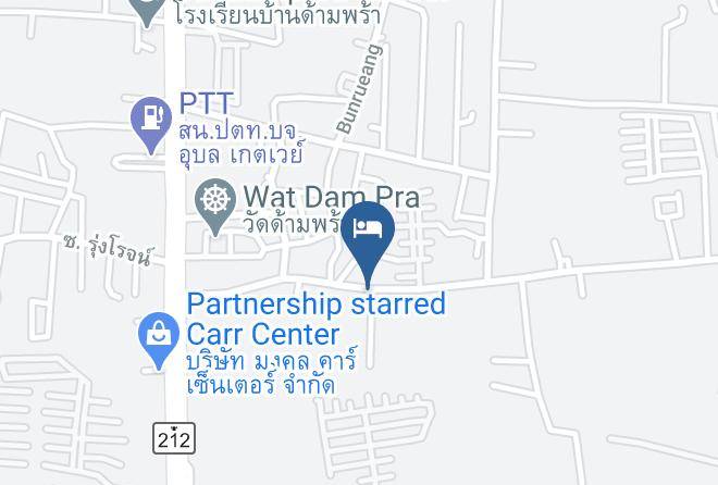 Amphoe Mueang Ubon Ratchathani - Nicharawee Resort Maps