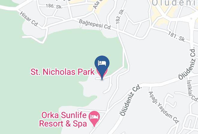 Fethiye - St Nicholas Park Hotel Maps