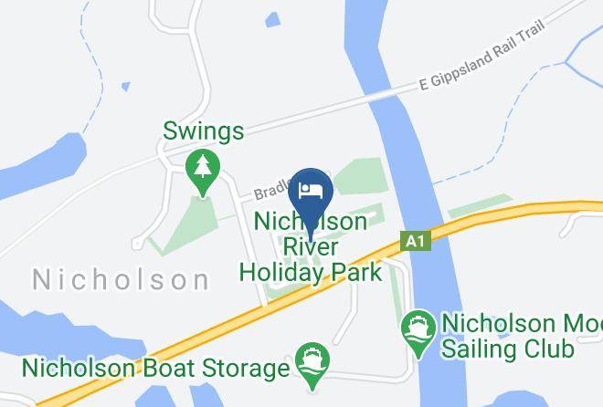 Nicholson River Holiday Park Map