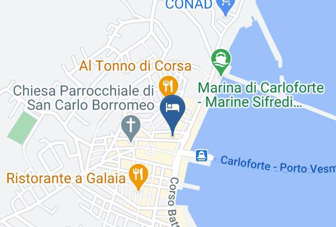 Province Of South Sardinia - Nichotel Maps