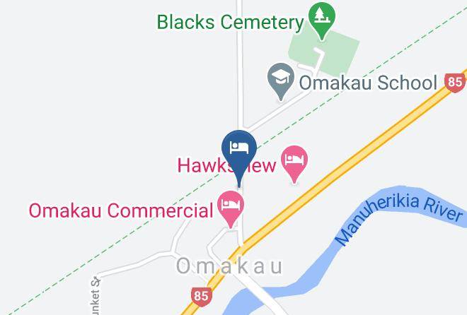 Central Otago - Nicky's Place Omakau Maps