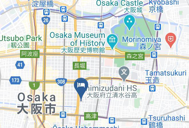 Osaka City Chuo Ward - Nico Hotel Maps