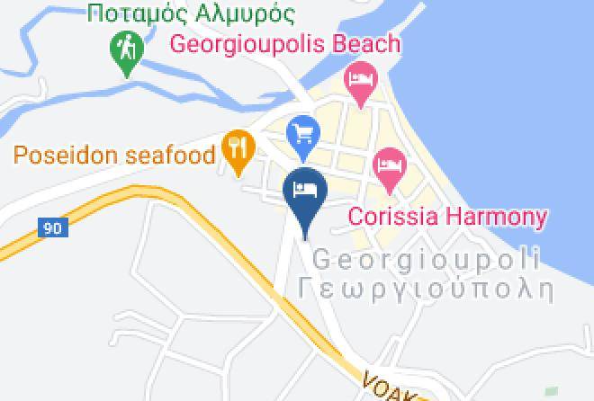 Khania - Nicolas Hotel Maps