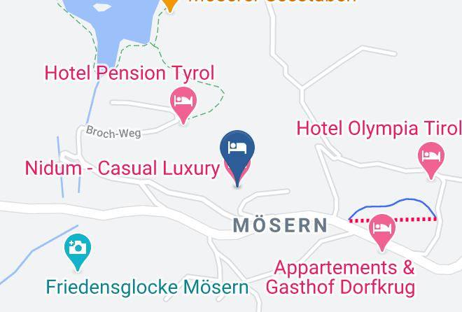 Innsbruck Land - Nidum Casual Luxury Hotel Maps
