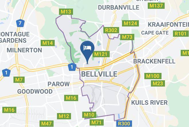 City Of Cape Town - Niederheim B&b Maps