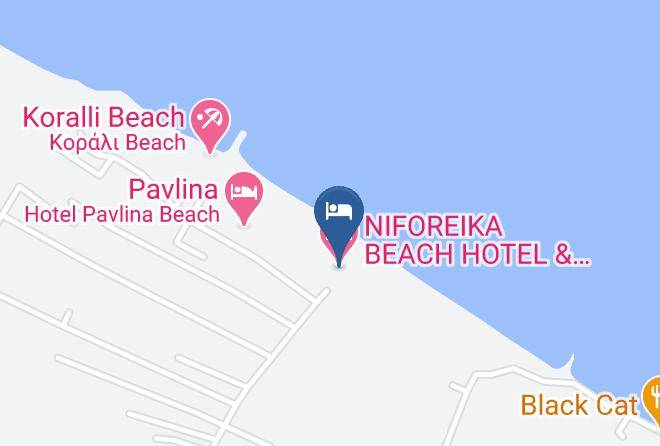 Achaea - Niforeika Beach Hotel & Bungalows Maps
