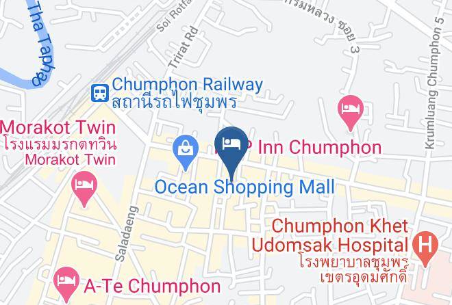 Amphoe Mueang Chumphon - Night Hotel Maps