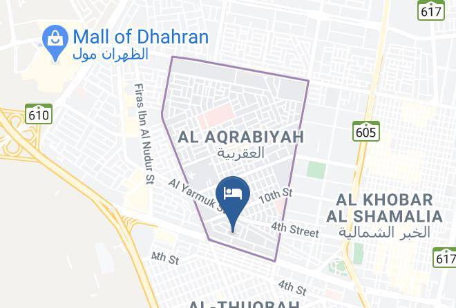 Al Khobar - Night In Hotel Maps
