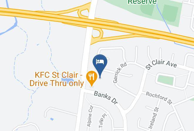 Nightcap At Blue Cattle Dog Hotel Map